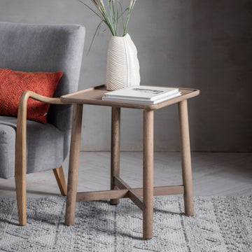 Gallery Kingham Grey Oak Side Table